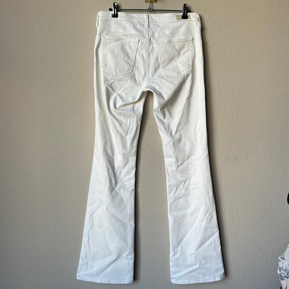 AG Adriano Goldschmied The Angel Bootcut Jeans in White Size 29 - Picture 3 of 6